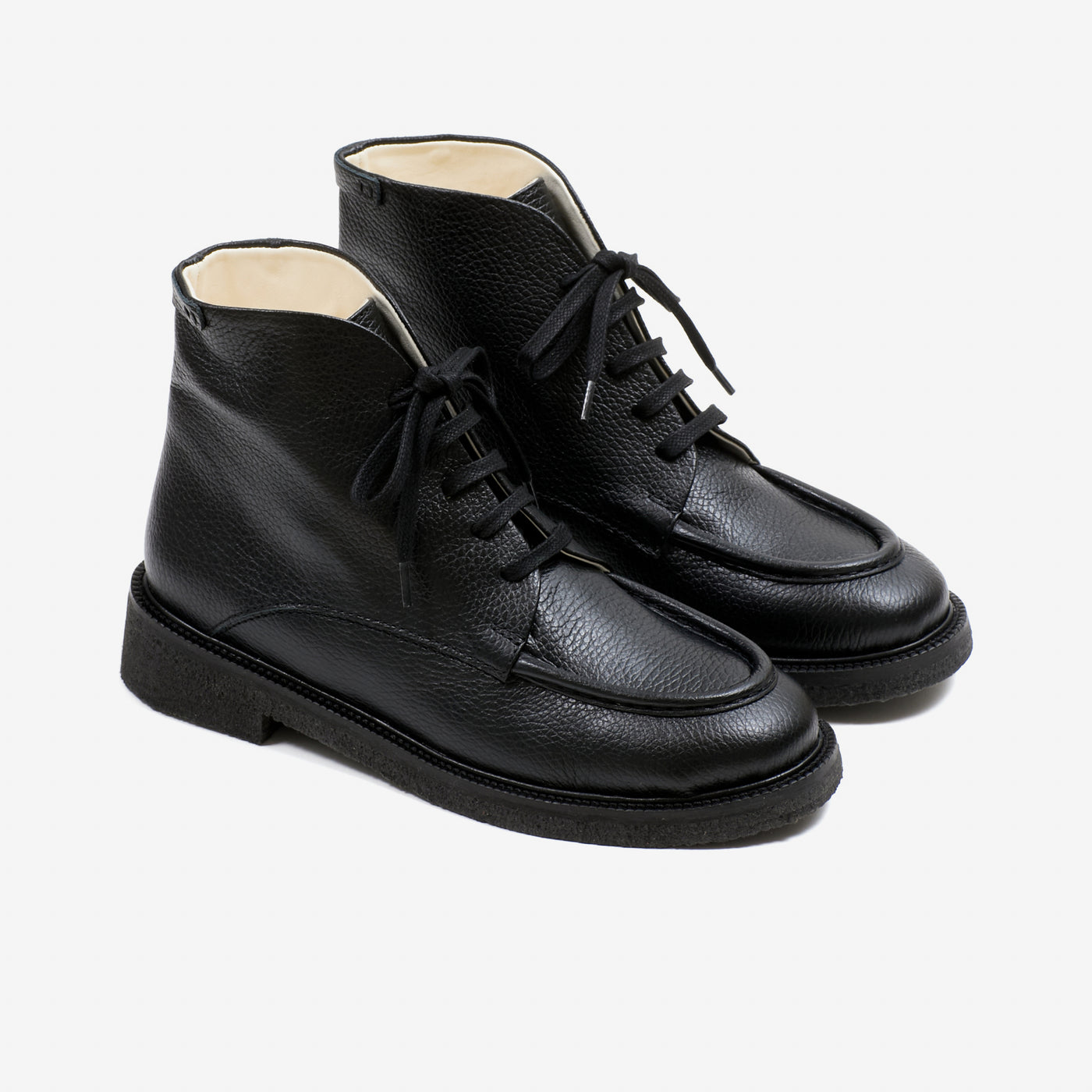 Thelma crepe boot black