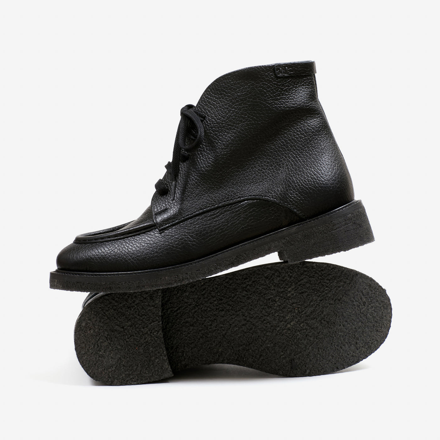 Thelma crepe boot black