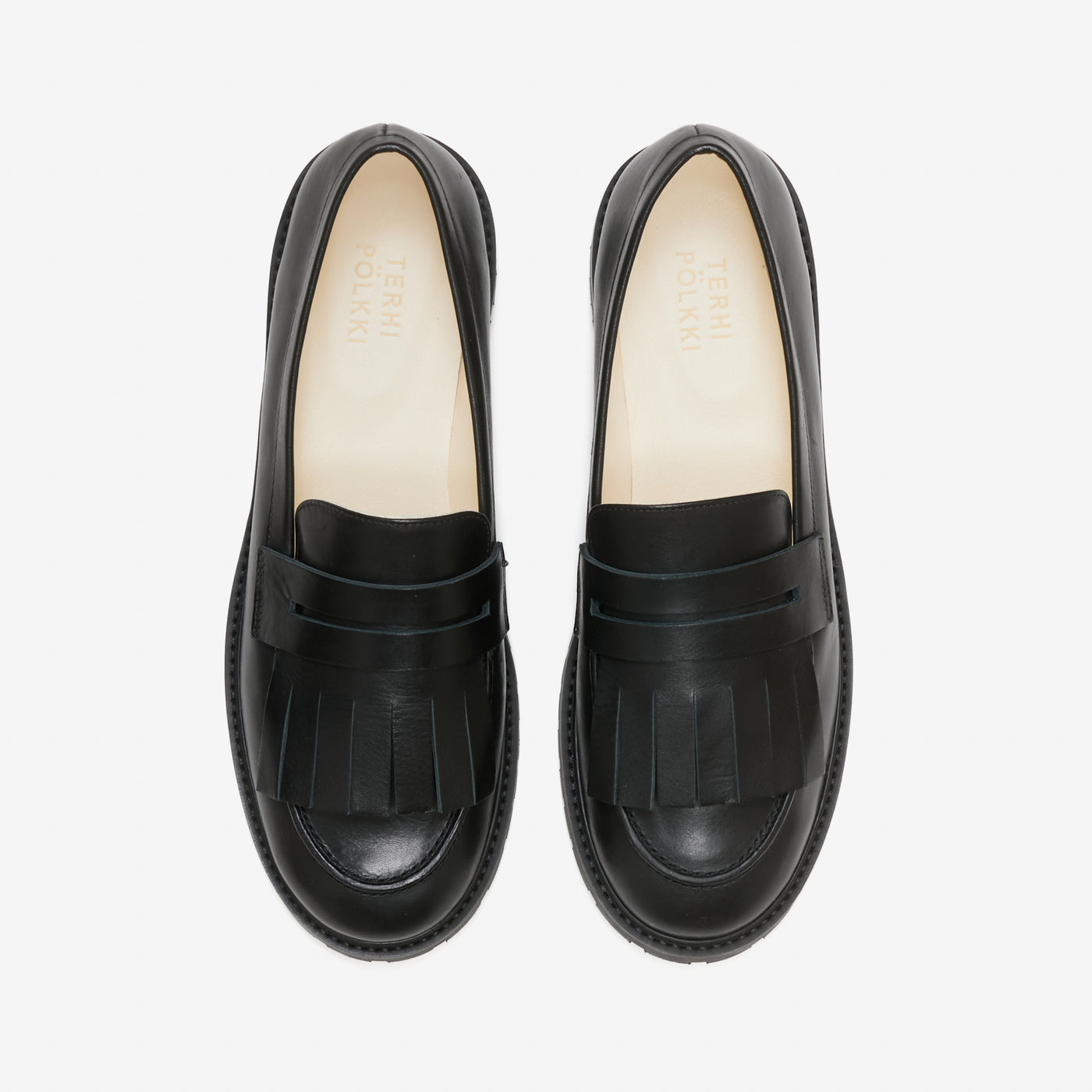 Kayce rubber loafer black